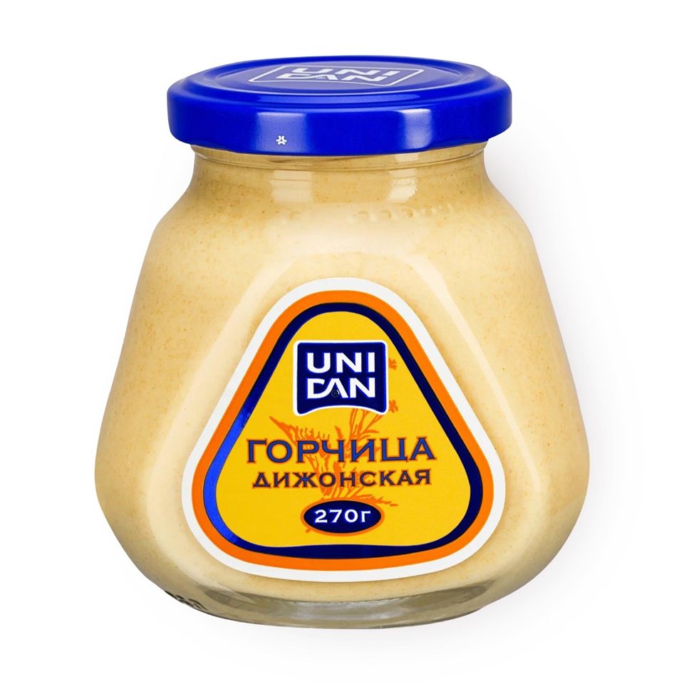 Горчица Дижонская 0,270 г, UNI DAN — купить с доставкой в Петропавловске
