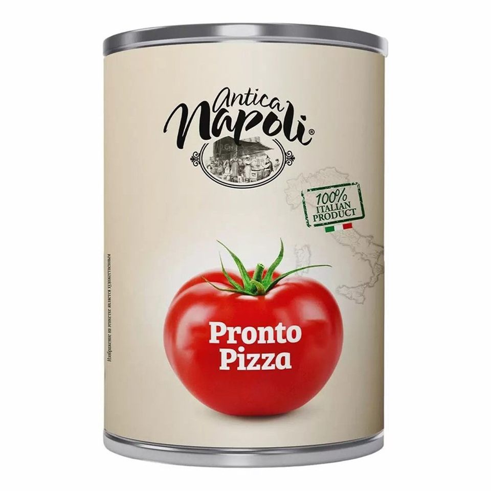 Томаты концентр. Томатное пюре "Pizza Sause" "Antica Napoli" (4,100 кг) упак 3 шт — купить с доставкой в Петропавловске