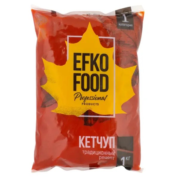 Кетчуп EFKO FOOD classic первой категории 2 кг — купить с доставкой в Петропавловске