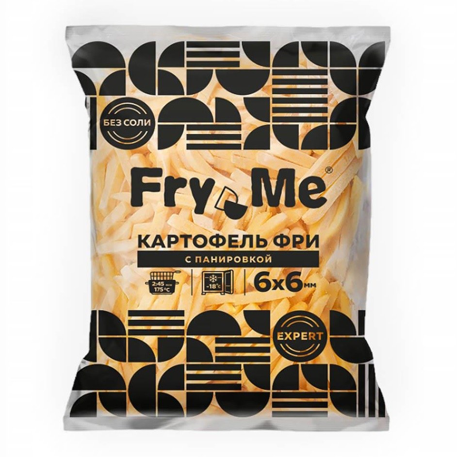 Картофель фри (FMS6) с панировкой 6*6мм 5*2,5 Фрай ми — купить с доставкой в Петропавловске