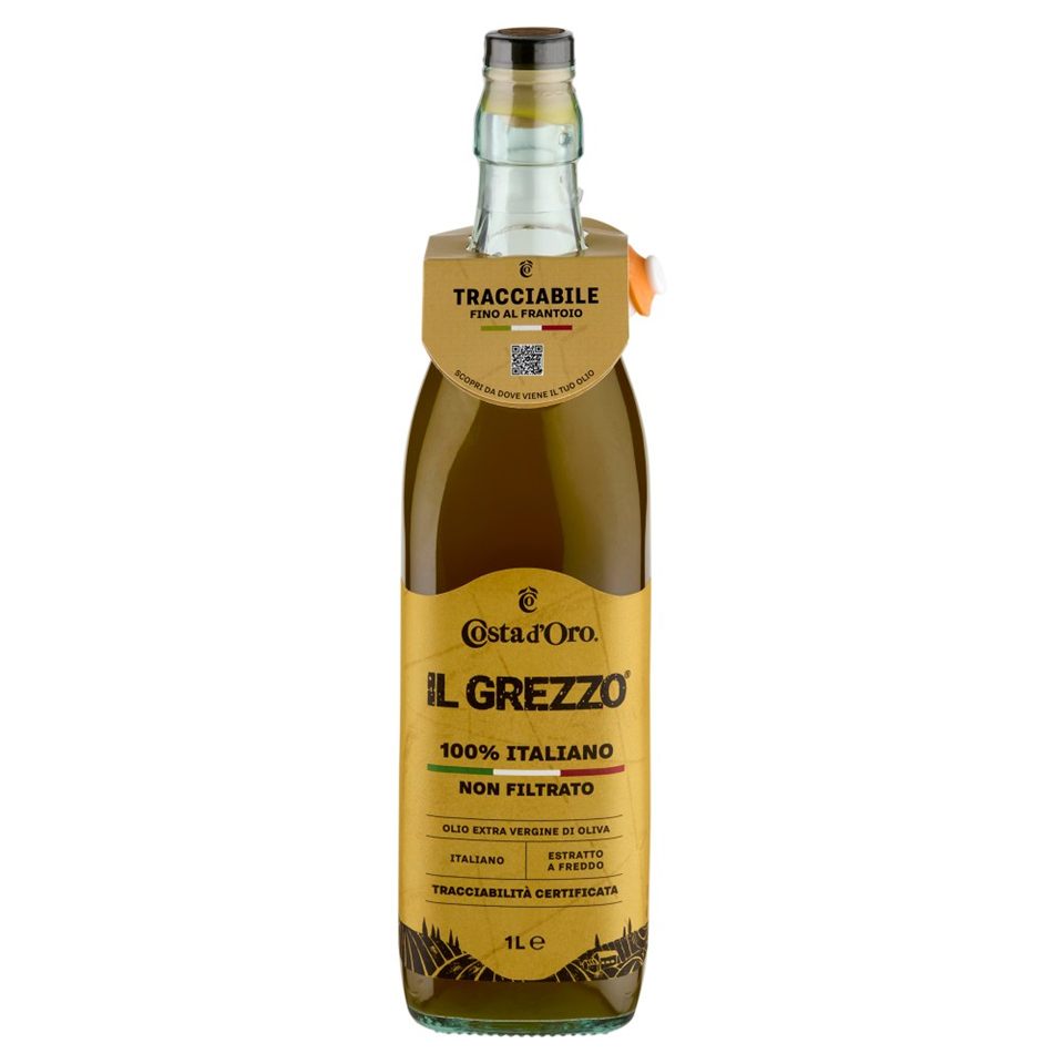 Масло оливк. Нераф. Нефильтр Экстраверджине "ll Grezo" Коста Доро ст/б (1,480 кг/1 л)упак 12шт — купить с доставкой в Петропавловске
